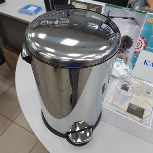 Ведро для мусора бронзовое 12 л C...