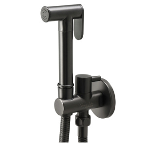 Гигиенический душ с краном Maxonor PL6501-9 оружейная сталь