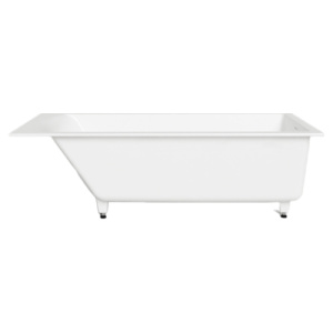 Ванна из искусственного камня Salini Cascata Kit S-Sense 170х70 белая, с ножками и донным клапаном