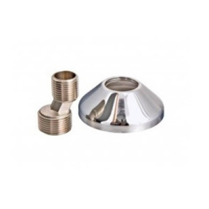 Эксцентрик 3/4х1/2" с декоративной чашкой черный гл Терминус